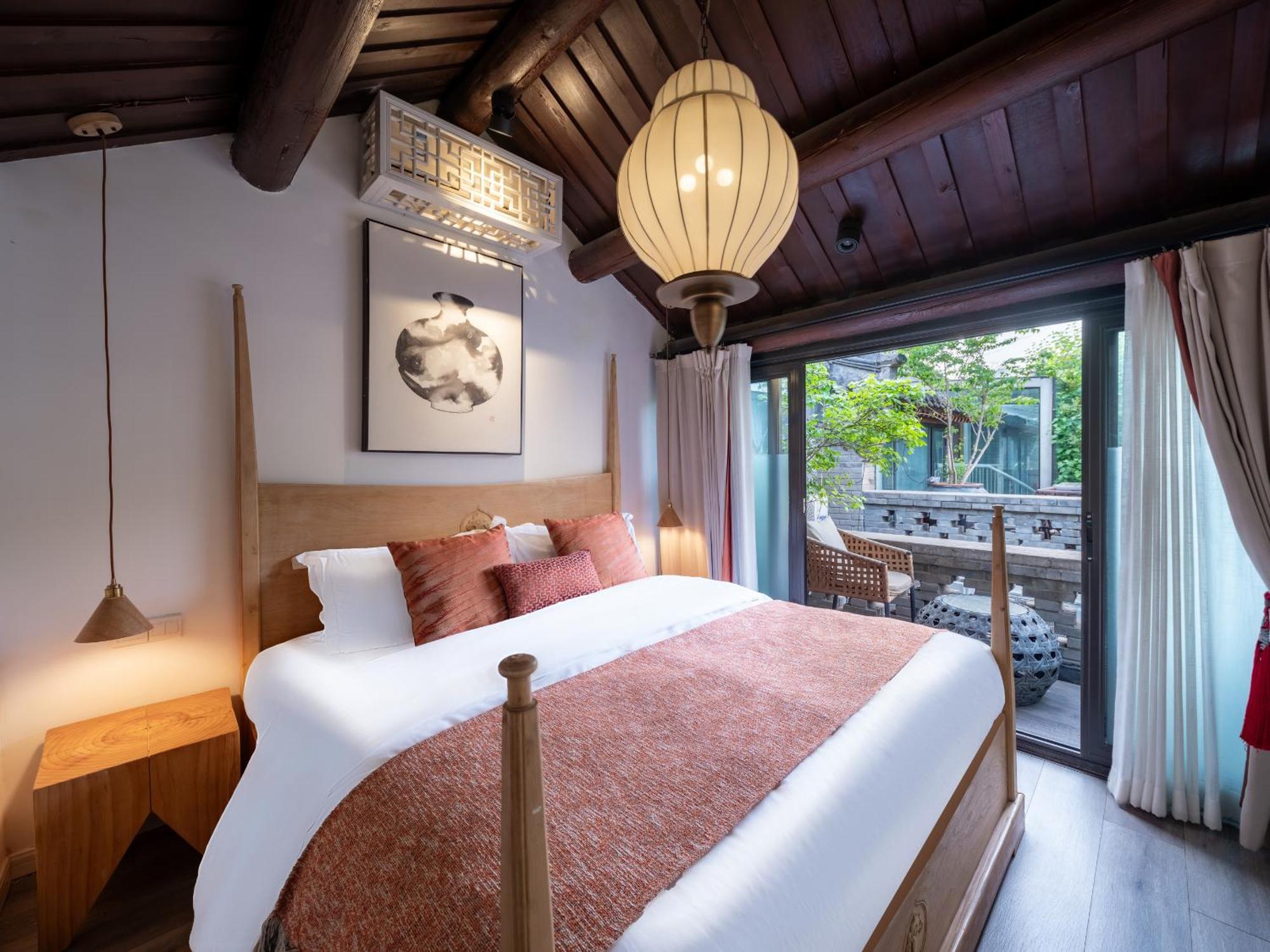 Beijing Le Zai Nan Luo Gu Xiang Wang Fu Jing Forbidden City Courtyard Hotel&Free Laundry Service&Free Coffee And Dumpling Experience Service Exterior foto